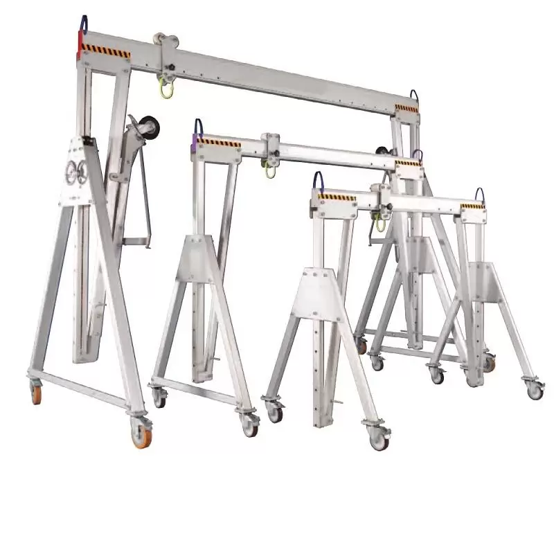 folding workshop crane